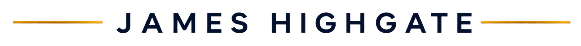 James Highgate author name lettering